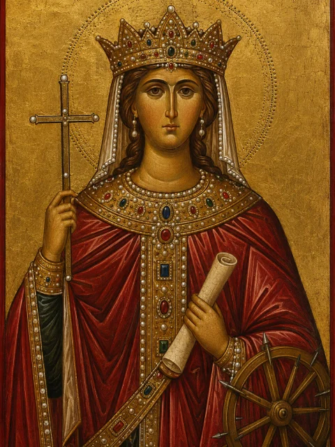 Tablou cu Sfânta Ecaterina